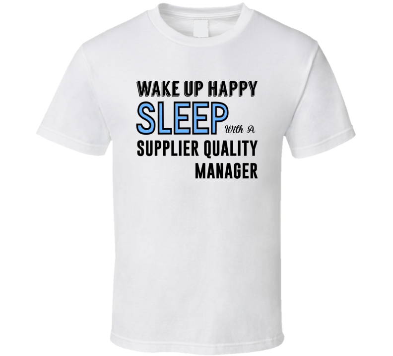 quality manager t shirt