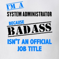 Im A System Administrator Badass Job Funny T Shirt 10271415