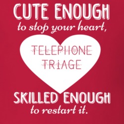 Telephone Triage Cute Skilled Cardiology Heart Nurse T Shirt 10980135