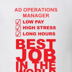 Ad Operations Manager Best Job Ever Occupation T Shirt 8832346
