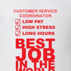 Customer Service Coordinator Best Job Ever Occupation T Shirt 8839100