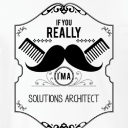 If You Really Moustache Im A Solutions Architect Job T Shirt 9267012