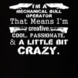 Im A Mechanical Bull Operator And A Little Bit Crazy Job T Shirt 9599211
