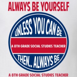 8th Grade Social Studies Teacher Always Be Yourself Unless T Shirt 9922028