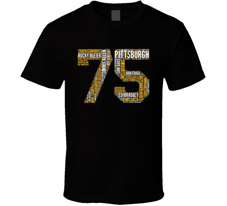 Pittsburgh Football 1975 Superbowl Champions Team Roster Retro Sports 