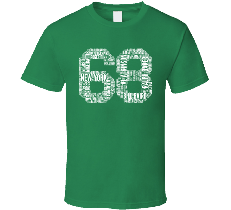 New York Nyj Football 1968 Superbowl Champions Team Roster Retro Sport