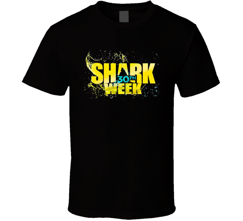 Shark Week 30 Years Logo Great White Network Trending Tv Show Fan T Sh
