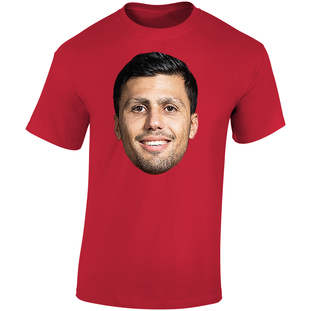 Rodri Spain Big Head T Shirt Rodri Spain Big Head T Shirt