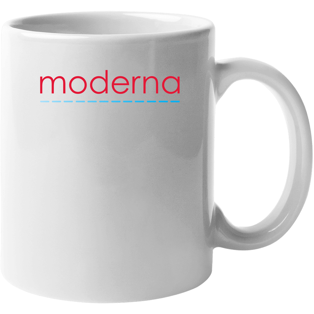 Moderna Inc Nasdaq Company Logo Employee Fan Mug Moderna Inc Nasdaq Company Logo Employee Fan Mug