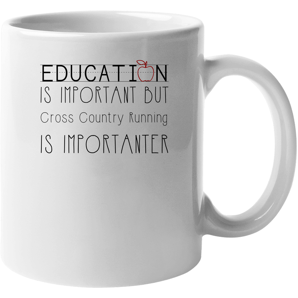 Cross Country Running Is Important Sports Hobbies Mug Cross Country Running Is Important Sports Hobbies Mug