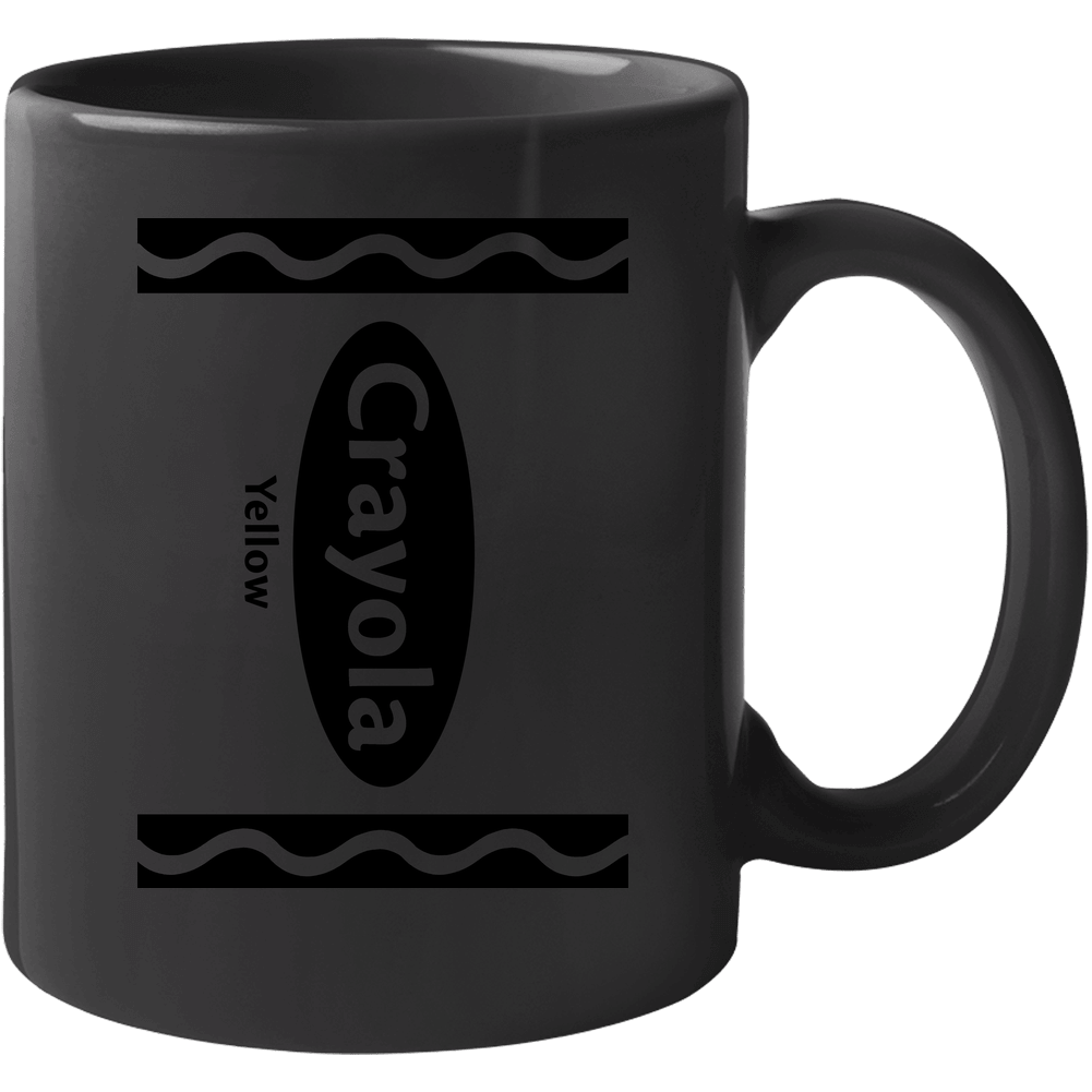 Crayola Yellow Crayon Funny Halloween Costume Mug Crayola Yellow Crayon Funny Halloween Costume Mug