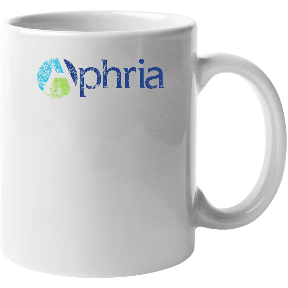 Aphria Inc Vintage Distressed Cannabis Weed Marijuana Stoner Company Logo Fan Mug
