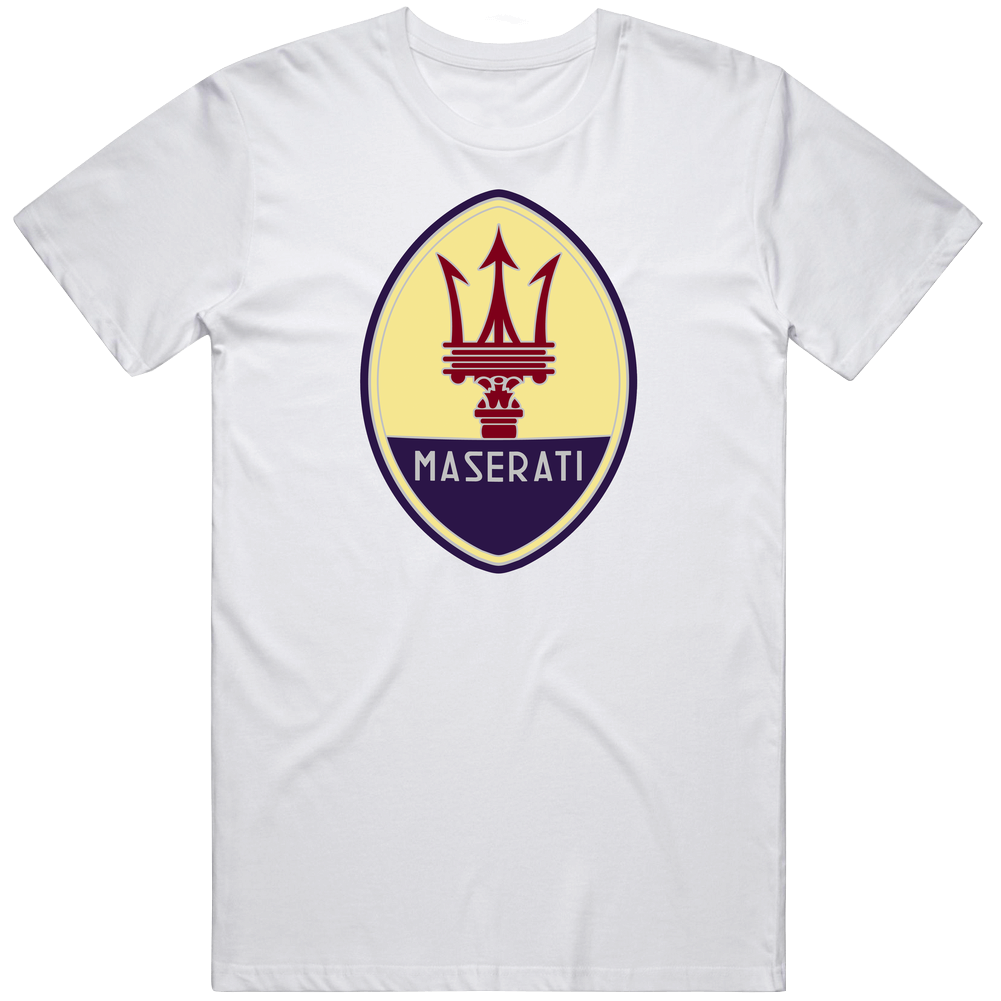 Maserati vintage on white Joe T Shirt Maserati vintage on white Joe T Shirt