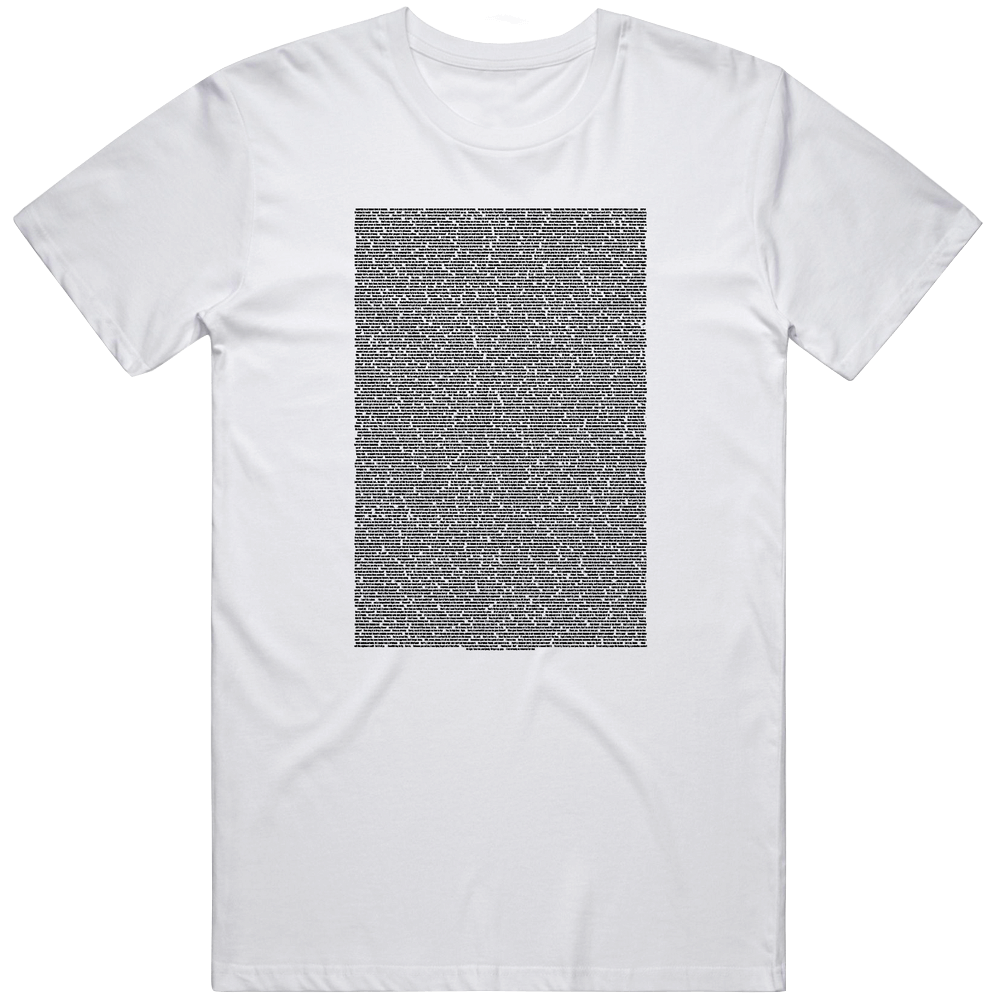 Bee Movie Script unisex classic T Shirt Bee Movie Script unisex classic T Shirt