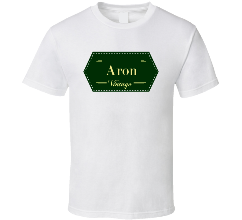 Aron Vintage Label Name T Shirt Aron Vintage Label Name T Shirt