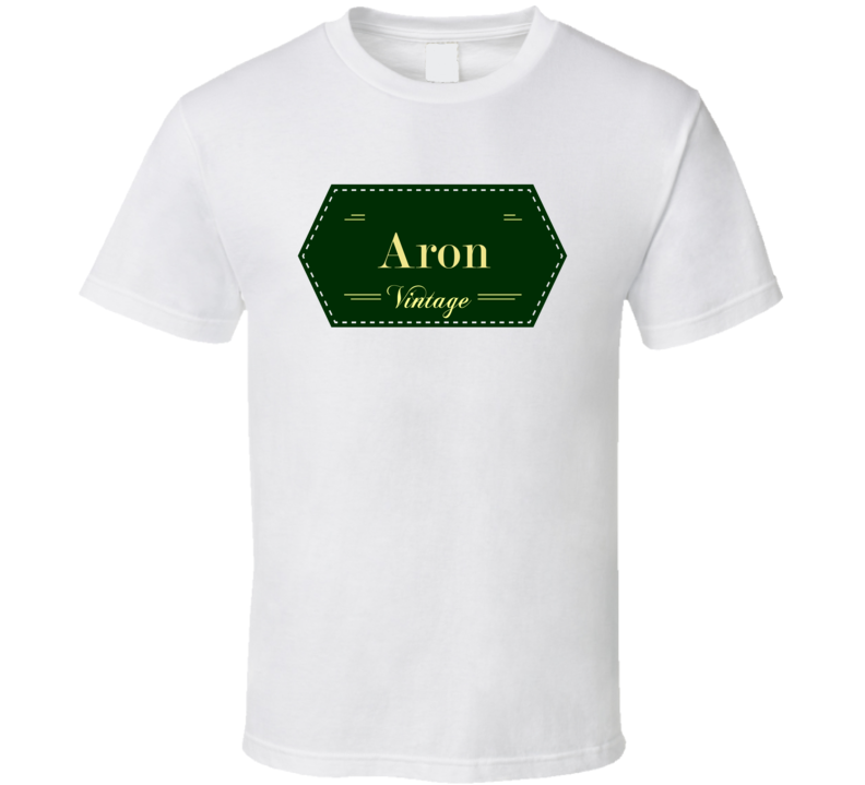 Aron Vintage Label Name T Shirt