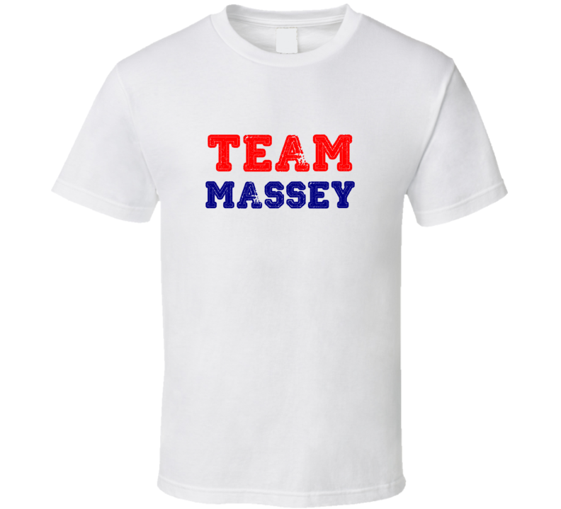 Team Massey White Family Reunion Last Name Surname T shirt