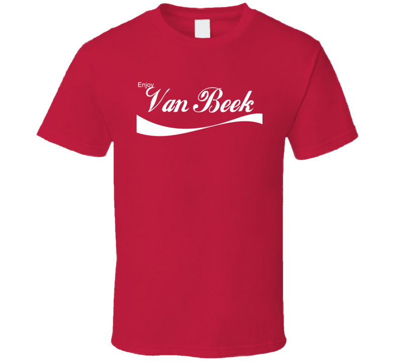 Van Beek Enjoy Cola Parody Custom Name T Shirt