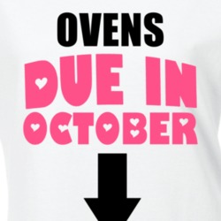 Ovens Due In October Last Name Maternity T Shirt 12001375