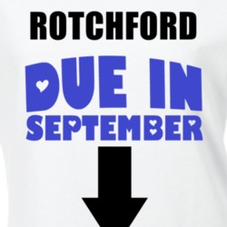 Rotchford Due In September Last Name Maternity T Shirt 12047226