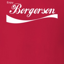 Borgerson Enjoy Cola Parody Custom Name T Shirt 4351582
