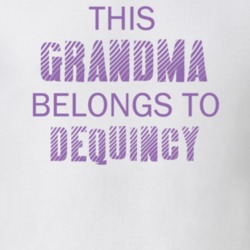 This Grandma Belongs To DeQuincy Name T Shirt 9807770