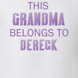 This Grandma Belongs To Dereck Name T Shirt 9807785