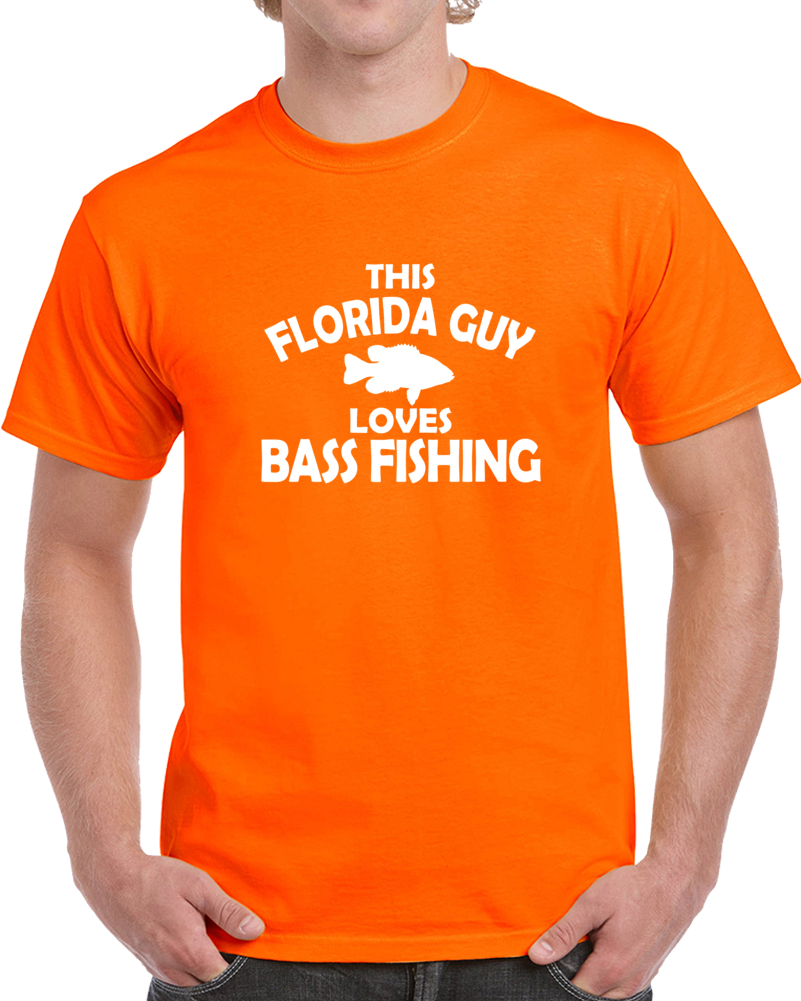 This Florida Guy Loves Bass Fishing  Clothing T Shirt
