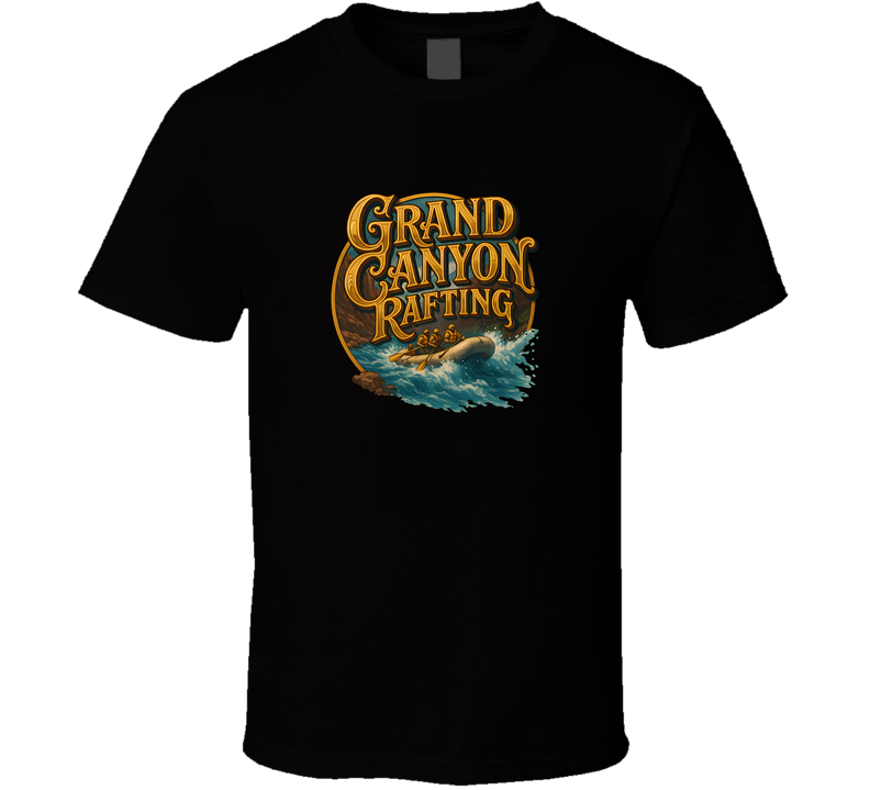 Grand Canyon Rafting Adventure Shirt, National Park Poster Style Tee, Whitewater River Graphic Top T Shirt Grand Canyon Rafting Adventure Shirt, National Park Poster Style Tee, Whitewater River Graphic Top T Shirt
