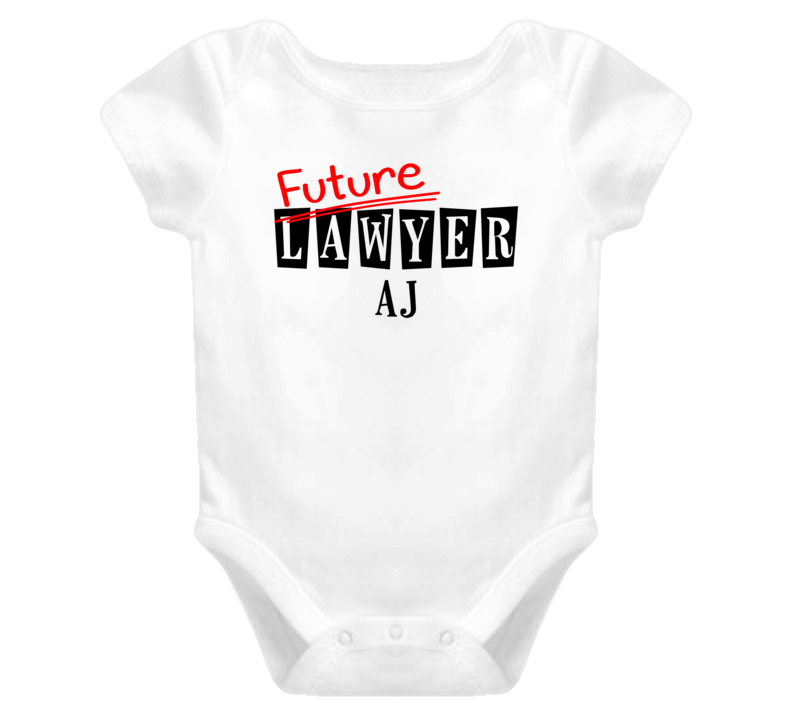 Future Lawyer Aj Occupation Name Baby One Piece Future Lawyer Aj Occupation Name Baby One Piece