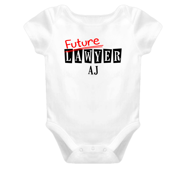 Future Lawyer Aj Occupation Name Baby One Piece