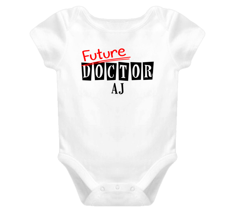 Future Doctor Aj Occupation Name Baby One Piece Future Doctor Aj Occupation Name Baby One Piece