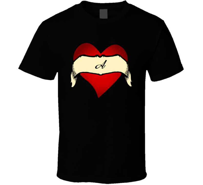 Heart A Tattoo Name T Shirt