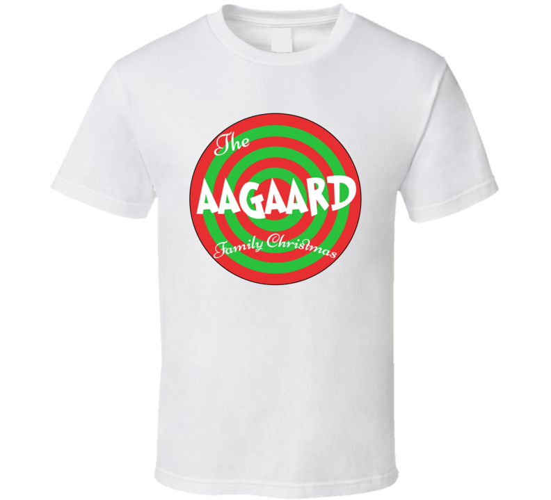 The Aagaard Family Christmas Last Name T Shirt