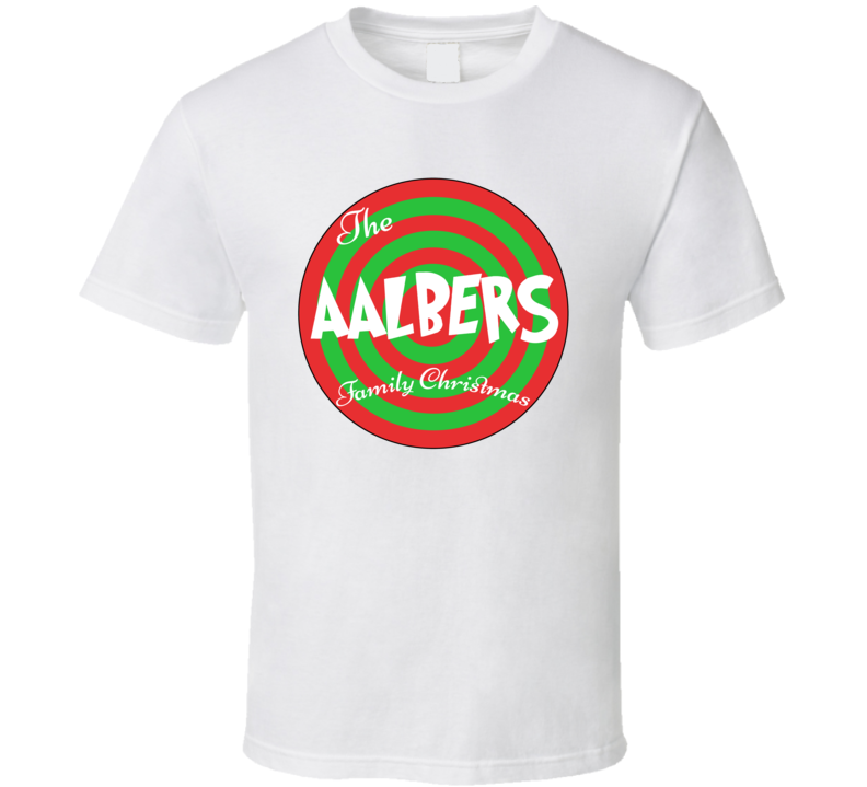 The Aalbers Family Christmas Last Name T Shirt