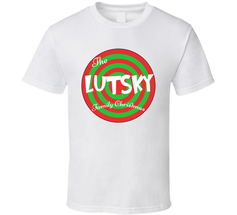 The Lutsky Family Christmas Last Name T Shirt The Lutsky Family Christmas Last Name T Shirt