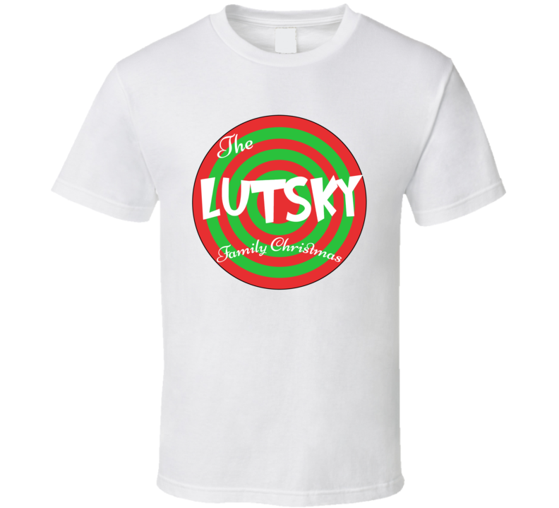 The Lutsky Family Christmas Last Name T Shirt