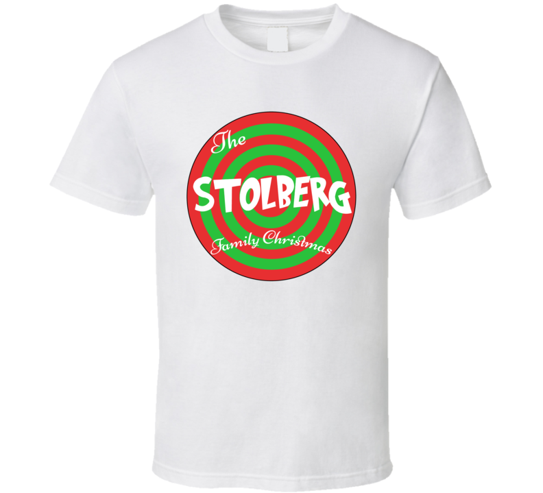 The Stolberg Family Christmas Last Name T Shirt The Stolberg Family Christmas Last Name T Shirt