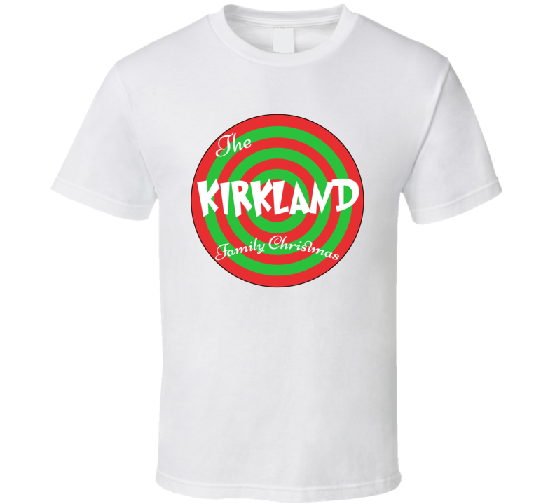 The Kirkland Family Christmas Last Name T Shirt