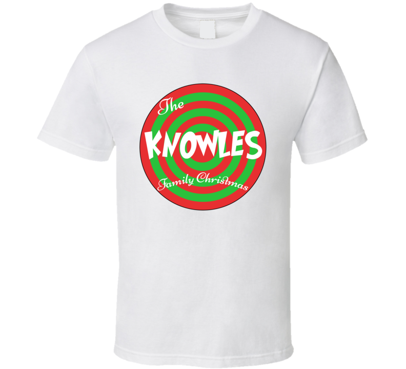 The Knowles Family Christmas Last Name T Shirt The Knowles Family Christmas Last Name T Shirt