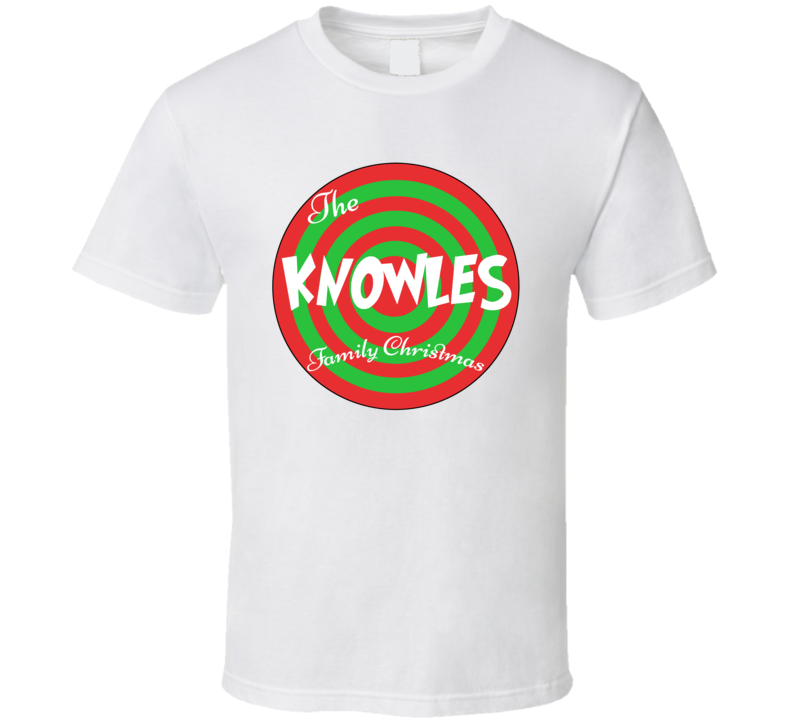 The Knowles Family Christmas Last Name T Shirt