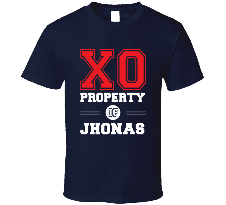 Property Of Jhonas Custom Love First Name T Shirt Property Of Jhonas Custom Love First Name T Shirt
