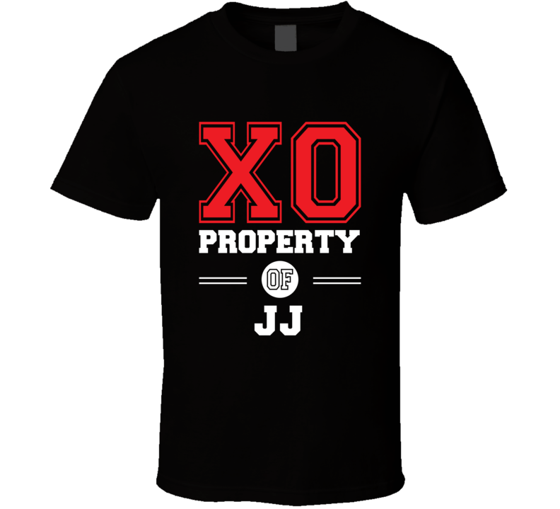 Property Of Jj Custom Love First Name T Shirt Property Of Jj Custom Love First Name T Shirt