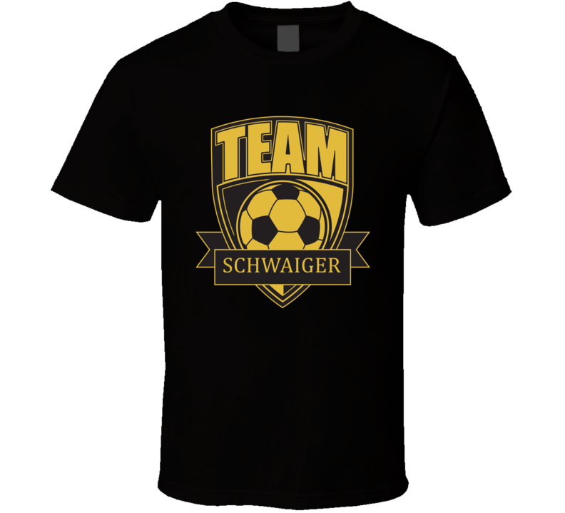 Team Schwaiger Last Name Soccer T Shirt