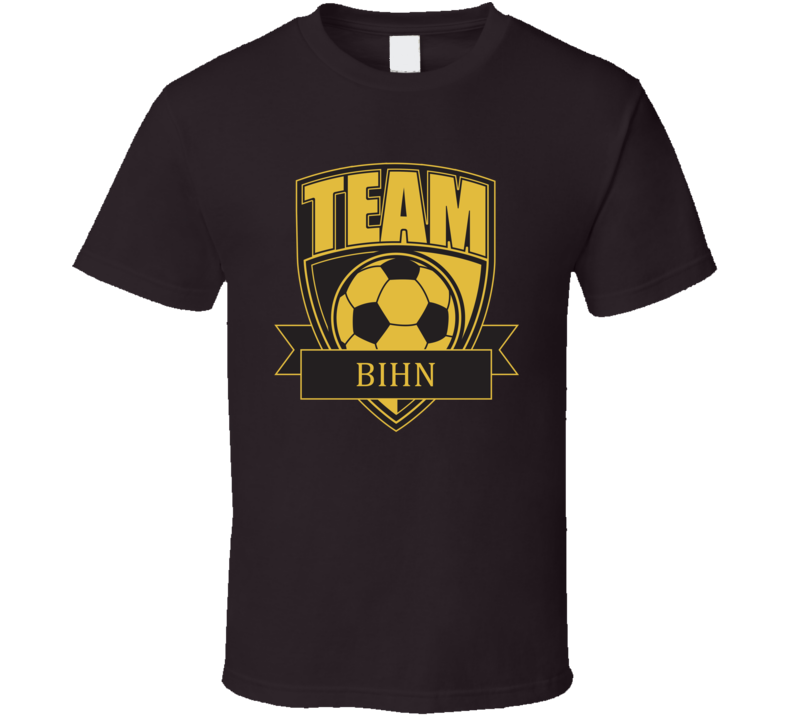 Team Bihn Last Name Soccer T Shirt Team Bihn Last Name Soccer T Shirt