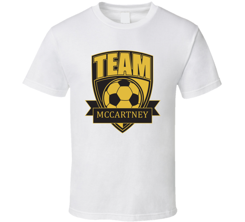 Team Mccartney Last Name Soccer T Shirt Team Mccartney Last Name Soccer T Shirt