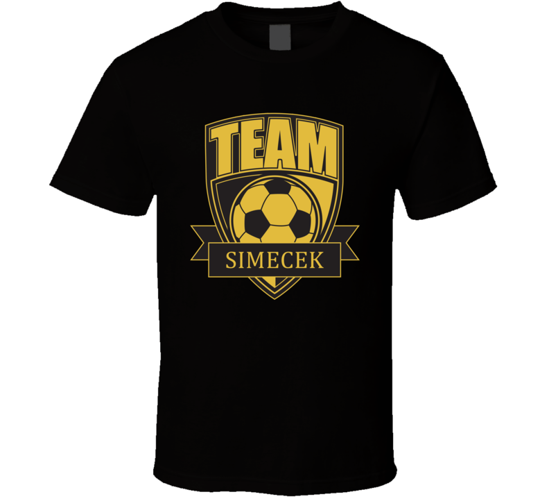 Team Simecek Last Name Soccer T Shirt Team Simecek Last Name Soccer T Shirt
