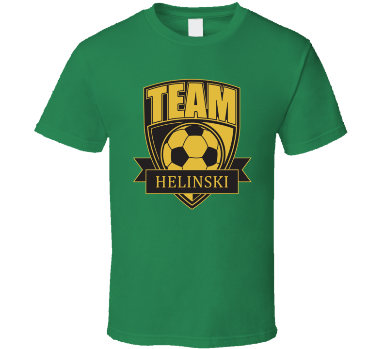 Team Helinski Last Name Soccer T Shirt