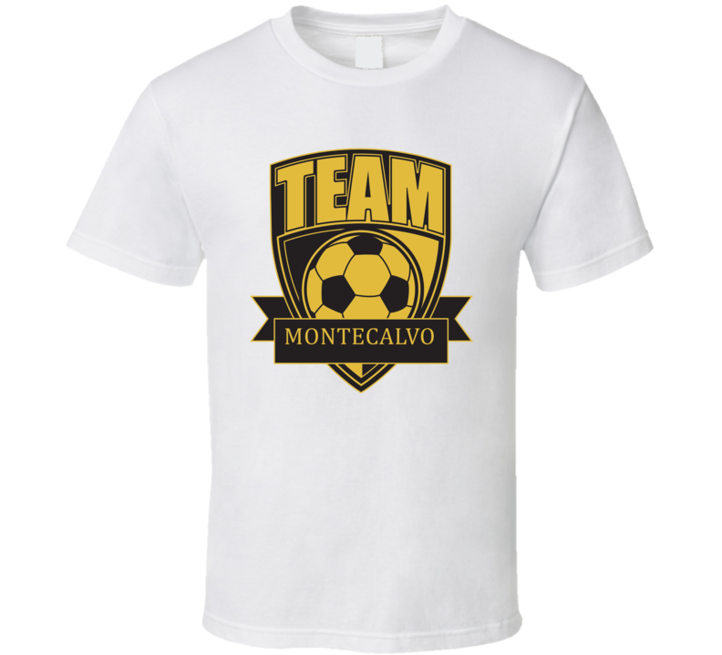 Team Montecalvo Last Name Soccer T Shirt Team Montecalvo Last Name Soccer T Shirt