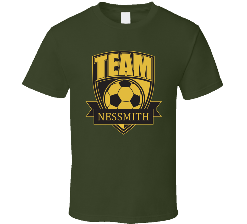 Team Nessmith Last Name Soccer T Shirt